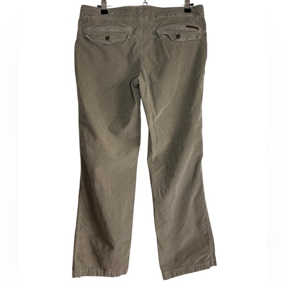 Eastern Mountain Sports EMS Women's Corduroy Straight Pants 10 Tan Khaki Stretch - Picture 2 of 9